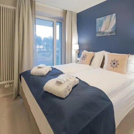 Duenenresidenz Prora - Ferienwohnung In Toplage Mit Meerblick, Balkon Und Sauna Np-221 Apartmán